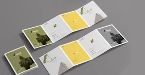 Dépliants et brochures à 2,3,4 faces