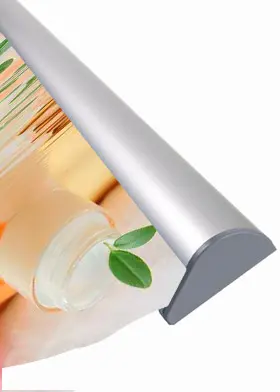 Hampes en aluminium porte-affiches pour murs 50 cm