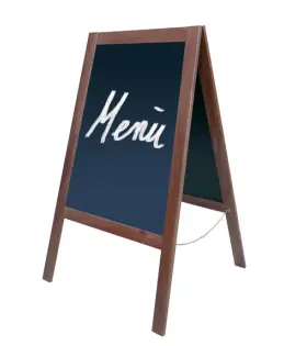 Chevalet Menu 70x105cm  tableau noir 60x90cm