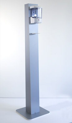 Support de distributeur en aluminium