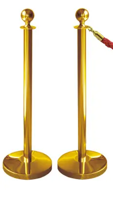 Corde rouge pour poteaux guide-file