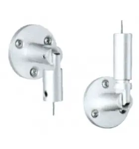 Système de fixation - finition argent satiné - Systèmes de fixation de panneaux à mur