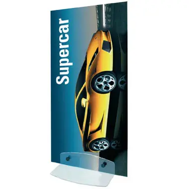 Panneau double-face en Perspex 50x150 cm