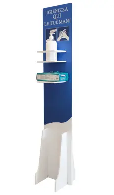 Porte-distributeur bleu