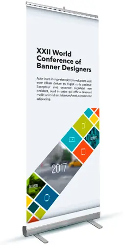 Roll-up basic 100 argent 