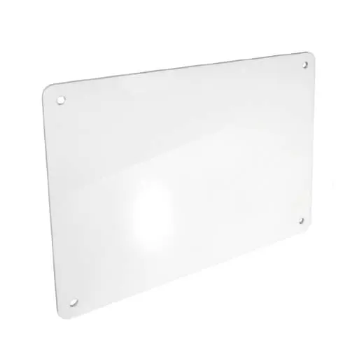 Plaque blanche brillante 30x20 cm