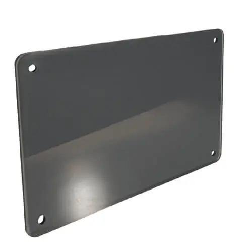 Plaque gris satiné 30x20 cm