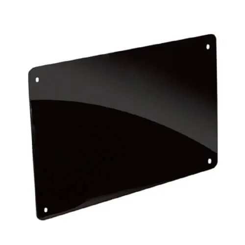Plaque noire brillante 50x35 cm