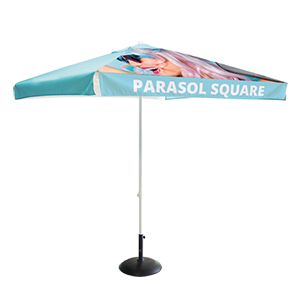 Parasol carré pour activités promotionnelles