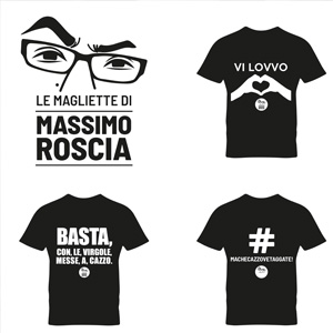 Les t-shirts de Massimo roscia