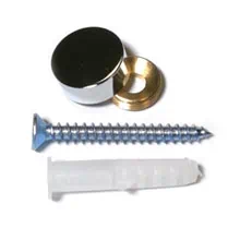 Couvre vis chromée 10 mm