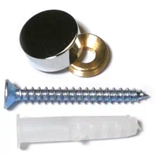 Couvre vis chromée 15 mm