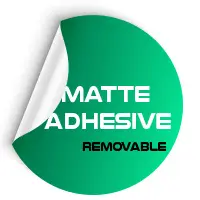 Adhésif amovible opaque