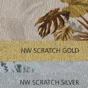 Papier peint doré ou argenté