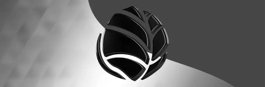 Logo 3D Forex noir 10 mm