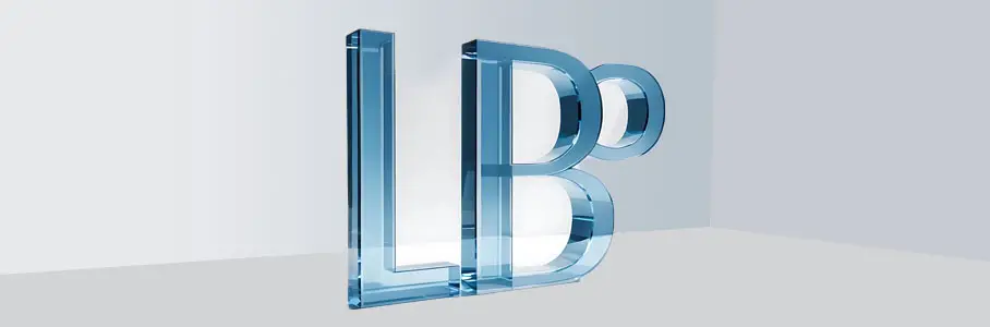 Logos ou lettres 3D en plexiglas transparent 5 mm