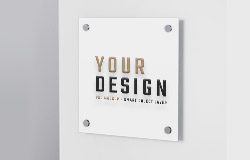 aluminium dibond blanc de 3 mm